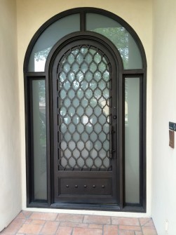 Phoenix Home Remodel Contractor Iron Front Door